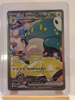 Custom Fan Art Iono's Bellibolt EX High Quality Custom Card Foil Finish - Image 3