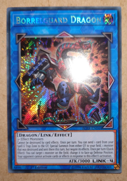 BLRR-EN044 Borrelguard Dragon - Secret Rare 1st Edition YuGiOh Card - Image 1