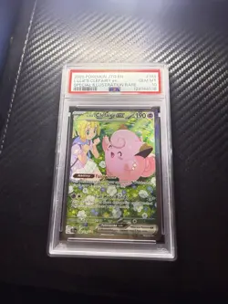 Pokemon TCG Journey Together Lillie's Clefairy EX Holo Card 184/159 PSA 10 - Image 1