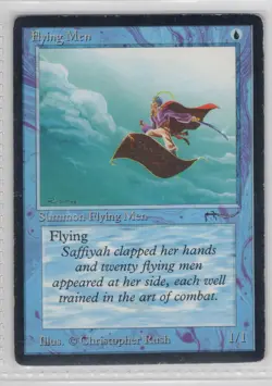 Flying Men Arabian Nights - mtg magic - ACTUAL CARD SHOWN - US seller - vintage - Image 1