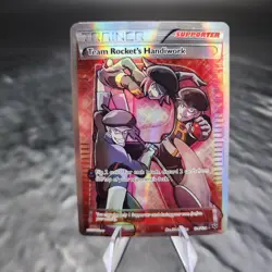 Pokemon Card Team Rocket's Handiwork 124/124 Full Art Fates Collide - Image 1