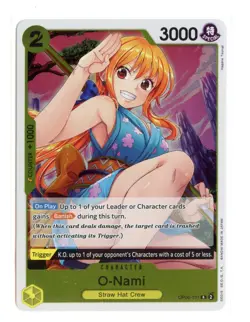 O-Nami OP06-101 R One Piece Wings of the Captain Card - Image 1