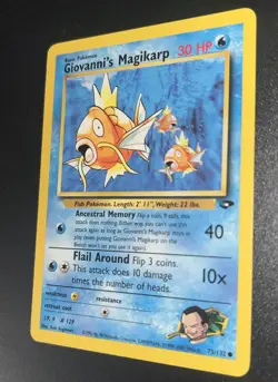 Giovanni's Magikarp 73/132 - Gym Challenge Vintage WOTC Pokemon TCG Card - Image 1