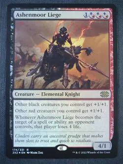 Ashenmoor Liege Foil - Mtg Card #84V - Image 1
