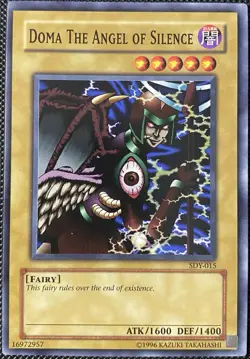 Doma The Angel of Silence SDY-015 Starter Deck: Yugi Unlimited Ed - Yugioh Card - Image 1