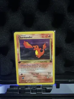 DARK CHARMANDER - 50/82 - 1st Edition Team Rocket Pokemon Card - Image 1