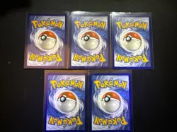 5x Eevee 2025 Pokemon Day Promo Card Lot 074/131 Holo Stamped - Image 2