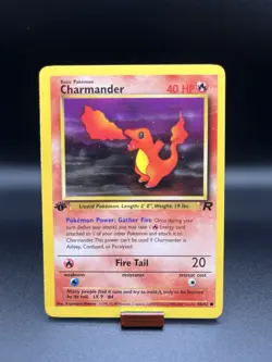 Pokemon TCG Charmander Team Rocket 50/82 Regular 1st Edition Common Card - Image 1