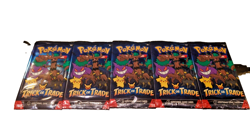5 Pack Pokemon TCG Trick or Trade Booster Packs 2024 Halloween Card Lot Bundle - Image 1