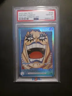 One Piece Card Game TCG Emporio.Ivankov Alt Art Leader PSA 10 - Image 1