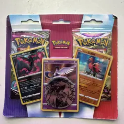 Pokemon Trading Card Game Evolving Skies Zapdos Moltres Articuno 2 Booster Packs 820650851438 - Image 1