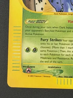 Dark Ivysaur Best Promo 6 Winner Stamp - Near Mint - Pokemon Trading Card Game - Image 4