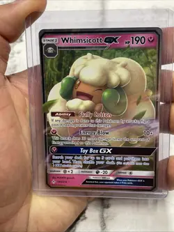 Whimsicott GX 140/214 Ultra Rare SM Unbroken Bonds Pokemon Card NM/MT Nintendo - Image 1