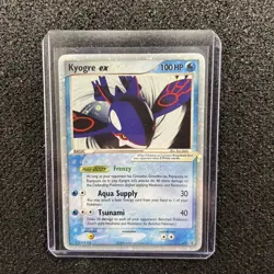 Pokemon TCG Kyogre-EX Black Star Promo Card 37 Holo Ultra Rare Near Mint NM - Image 1
