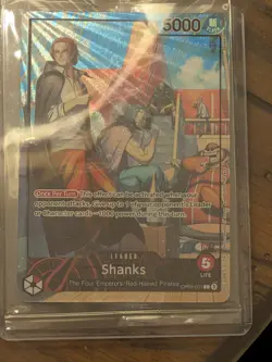 One Piece Shanks OP09-001 Promo Card PSA Limited Edition July 2025, Sealed NM - Image 1