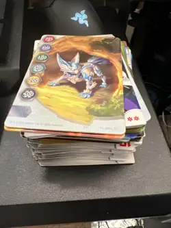 Lot Of 100 Bakugan Cards PLUS 2 Gate (metal/magnetic) Cards - Various Years - Image 1