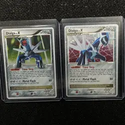 Pokemon TCG Dialga LV.X DP17 Diamond and Pearl Promo Card & DP37 Holo NM - Image 1