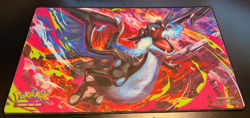Mega Charizard X Board Game Pokemon Playmat Card Play Mat TCG CCG Pad Mousepad - Image 1
