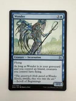 Wonder MTG Magic the Gathering Card NM Near Mint EMA - Image 1