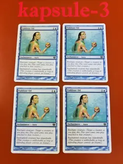 4x Fishliver Oil | 9th Edition | MTG Magic Cards - Image 1