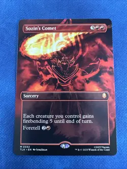 Sozin's Comet (Borderless; Regular) (Set#: 0332) Avatar: TLA Mythic - MTG - NM - Image 1