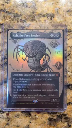Magic the Gathering MTG Koh, the Face Stealer (Borderless) #322 - Image 1