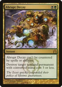 Abrupt Decay - Foil Return to Ravnica LP MTG - Image 1