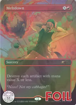 MTG Meltdown (Rainbow Foil) (2296) | NM Foil | Secret Lair Avatar {SLD} - Image 1