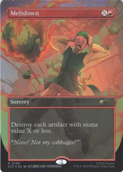 MTG Meltdown (Rainbow Foil) (2296) | NM Foil | Secret Lair Avatar {SLD} - Image 2