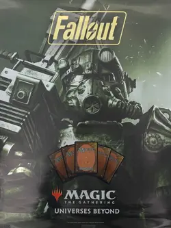 Fallout Mtg Promo Magic The Gathering WOTC Universus beyond 18 x 24 - Image 1