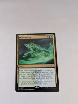 Oversimplify Commander 2021 Regular MTG - Image 1