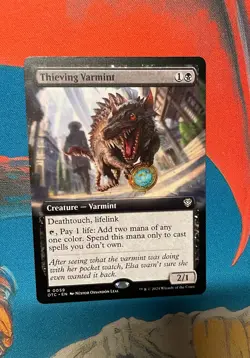 Thieving Varmint - Borderless - Outlaws of Thunder Junction commander - Image 1
