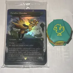 MTG Final Fantasy - Chocobo Bundle Click Wheel Dice + 32 Full Art Lands - Image 1