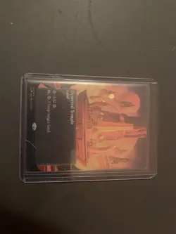 Deserted Temple (0146) (Borderless) (Galaxy Foil) Edge of Eternities: Stellar Sights Foil for sale online - Image 1