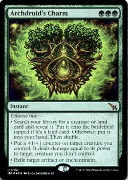 Archdruid's Charm FOIL Murders at Karlov Manor Magic MTG NM - Image 1