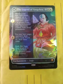 The Legend of Yangchen Borderless FOIL Avatar The Last Airbender MTG NM - Image 1