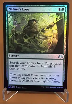 Nature's Lore Dominaria Remastered Foil - Image 1