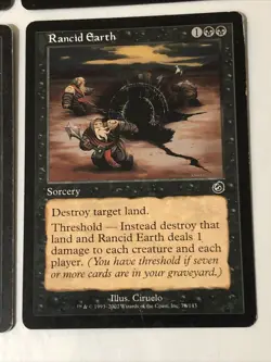 Rancid Earth X4 Torment LP/Ex Condition See Pics Front/Back - Image 2