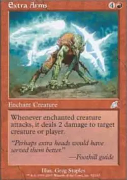 Light Play, English MTG Foil Extra Arms - Foil Scourge Magic the Gathering - Image 1
