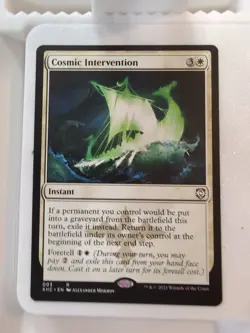 Cosmic Intervention Commander: Kaldheim Mtg - Image 1