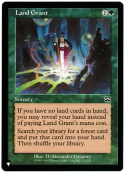 Land Grant - The List Reprints - Mystery Booster 2 - MTG - NM/M - Image 1