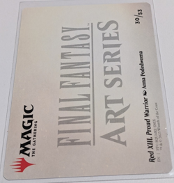 Art Series Red XIII 30/53: Final Fantasy MTG (NM) - Image 2