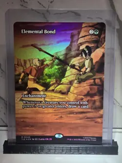 Elemental Bond Borderless FOIL Avatar The Last Airbender Eternal-Legal MTG NM - Image 1