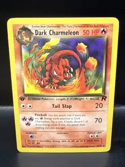 Pokemon 1st Edition Dark Charmeleon 32/82 Team Rocket B - Image 1