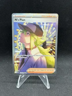 Pokemon TCG N's Plan 170/086 Sir Black Bolt Special Illustration Rare - Image 1