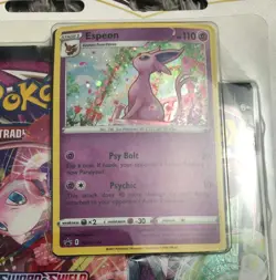 Pokemon TCG Sword & Shield Fusion Strike 3 Pack Blister Eevee & Espeon Set Of 2 - Image 4