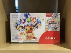 Pokemon TCG Prismatic Evolutions ETB with Booster Bundle Costco 2-Pack Sealed - Image 1