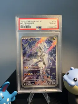 PSA 10 Pokemon Japanese N's Reshiram 109/100 sv9 Battle Partners - Image 1