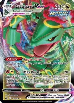 Rayquaza VMAX 102 159 - Crown Zenith (CRZ) Ultra Rare Pokemon TCG NM - Image 1