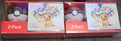 TWO (2x) Sam's Club Pokemon Prismatic Evolutions ETB + Pokeball Bundle Sealed - Image 1